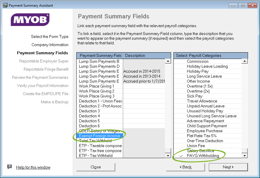 No TOTAL TAX WITHHELD on payment summaries (Australia only) Support